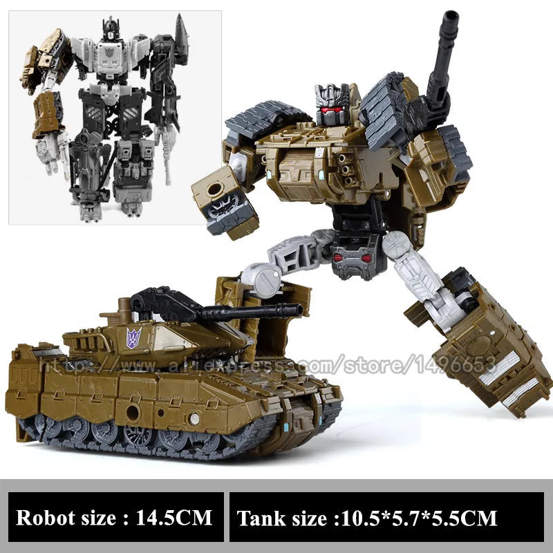 Haizhixing 5 IN 1 Transformation Robot Car Toys Anime Devastator Aircraft Tank Model KO Boys Truck Collection Kid Adult Gift