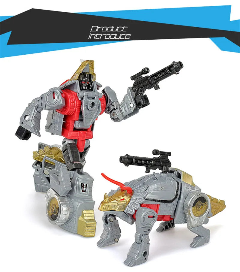 Haizhixing 5 IN 1 Transformation Robot Car Toys Anime Devastator Aircraft Tank Model KO Boys Truck Collection Kid Adult Gift